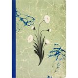 Bazen Defter Ebru Desenli Sırtı Bez Ciltli Defter No: AE04 - Çok Renkli - A5 (14,8 x 21cm) - Çizgisiz