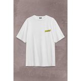 Bazinga Şaka The Big Bang Theory Sheldon Cooper Sırt Ön Baskılı Oversize Tişört Unisex T-Shirt Beyaz M