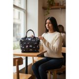 bb beautiful bag Isı Yalıtımlı Su Geçirmez Termal Çanta Yemek Taşıma Çantası Balon Desenli