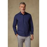 Bb Club Lima Poplin Pamuk Polyester Regular Fit Lacivert Klasik Yaka Erkek Düz Gömlek