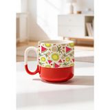 BB Design Pembe Beyin Tasarımlı Seramik Baskılı Pro Kupa Bardak 330ML - 001 - Beyaz - 300 ml