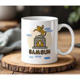 BB Design Samsun Tasarımlı Beyaz Seramik Baskılı Kupa Bardak 330 ml - 1 Adet