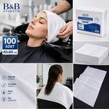 BB Kozmetik Tek Kullanımlık Saç ve Hijyen Havlusu 40X80 cm Düz Dokulu – 100 Adet