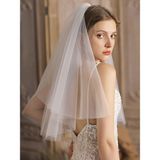 Bba New Trend Gelin Duvak Nikah Aksesuar Gelin Kep Nikah Sapkası Beyaz Taraklı - Renkli