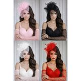 bba new trend VUALET ,PUANLI GELİN ŞAPKASI+UZUN PUANLI KOLLUK,NİKAH ŞAPKASI GELİN ELDİVEN,VUALET GELİN KEP,2Lİ