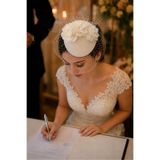 bba new trend (YENİLENDİK)Nikah Aksesuar,nikah Kepi Vualet,nikah Şapkası,nikah Kep,gelin Şapkası,vualet, Tüllü Gelin Tokalı