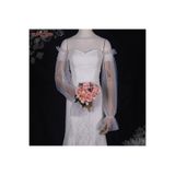 BBA TULLE STORE SİYAH GELİN ELDİVENİ,BEYAZ GELİN ELDİVENİ KOLLUK GENİŞ NİKAH ELDİVENİ GELİN BONCUKLU ELDİVEN