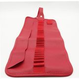 Bback 602 Kırmızı Bölmeli Rulo Kalemlik 19.5X45