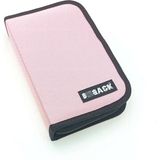 Bback Fermuarlı Kalem Kutusu 21X12X4 cm 33LÜ Pembe NO658