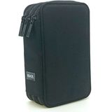 Bback Kumaş Kalem Kutusu 3 Bölmeli 57LI 20X13X7 cm Siyah