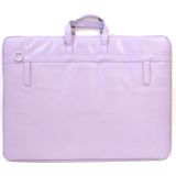 Bback Suni Deri Resim Çantası 40X55 cm Lila 554