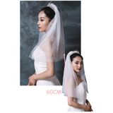 bbays new trend 60X150 Gelin Duvağı,60CM Gelinlik Aksesuarı ,İncili Gelin Duvak,İnci Duvak,Gelin Boncuklu Duvak