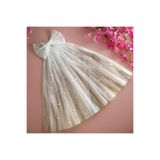 bbays new trend Fiyonk Duvak After Parti Kep Bride - Gelin Gelinlik Için, Nikah, Duvağı,tül TOKALI İNCİLİ