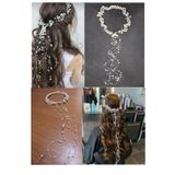 bbays new trend GELİN İNCİLİ TAÇ SAÇAK İNCİLİ GELİN TACI İNCİLİ Gelin Tacı Ve Aksesuarı SAÇ ÇEMBERİ
