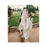 bbays new trend Sade Çift Kat Tül Duvak - Gelin Gelinlik Için, Nikah, Duvağı,tül, Kırık Beyaz