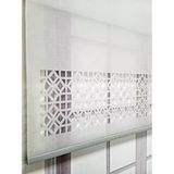 BBB Çift Mekanizmalı Lazer Kesim Tül ve Stor Perde MLTY1002 150x200 Gri