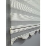 Bbb Dar Pliseli Stor Zebra Perde Krem Mz321