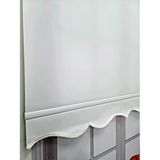 BBB Düz Stor Perde Etekli 3 Renk Seçeneği 210x200 Beyaz