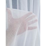 BBB ET3015 Naturel Keten Beyaz 1-3 Pileli 390x260 cm Tül Perde