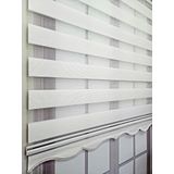 BBB Mikro Pliseli Stor Zebra Perde Beyaz MZ483 240x200
