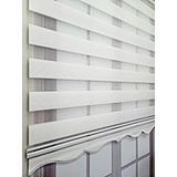 BBB Mikro Pliseli Stor Zebra Perde Beyaz MZ483 250x200