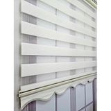 BBB Mikro Pliseli Stor Zebra Perde Krem MZ484 210x260