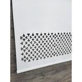 BBB ML100 Desenli Lazer Kesim Kalın Kumaşlı Beyaz 100 x 260 cm Stor Perde