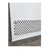 BBB ML100 Desenli Lazer Kesim Kalın Kumaşlı Beyaz 90 x 260 cm Stor Perde
