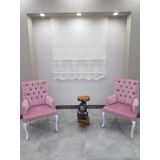 BBB MT3048 Çift Mekanizmalı Bulut Desenli 100x200 cm Tül Stor Perde