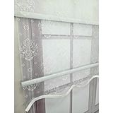 Bbb MT3048 Çift Mekanizmalı Bulut Desenli 100x260 cm Tül Stor Perde