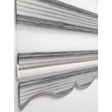 BBB MZ297 Geniş Pliseli Renk Geçişli Gri Zebra Stor Perde