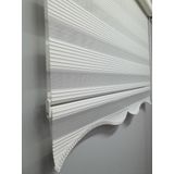 BBB MZ320 Dar Pliseli Zebra Beyaz 190x260 cm Stor Perde