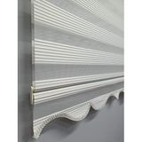 BBB MZ321 220x260 cm Krem Dar Pliseli Stor Zebra Perde