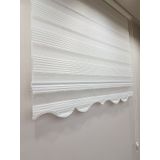 BBB MZ480-8605480590170 Pliseli Beyaz 170x200 cm Stor Zebra Perde