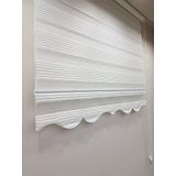BBB MZ480 Pliseli Beyaz 170x200 Stor Zebra Perde