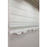 BBB MZ480 Pliseli Beyaz 80x260 Stor Zebra Perde