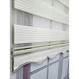BBB MZ481 Pliseli Ekru 90x260 Stor Zebra Perde
