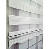 BBB MZ483 Mikro Pliseli Zebra Beyaz 100x200 cm Stor Perde