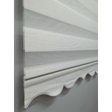 BBB MZ483 Mikro Pliseli Zebra Beyaz 110x200 cm Stor Perde