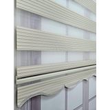 BBB MZ484 Mikro Pliseli Zebra Krem 120x260 cm Stor Perde