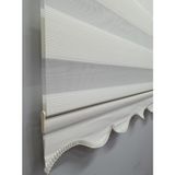 BBB MZ484 Mikro Pliseli Zebra Krem 150x260 cm Stor Perde