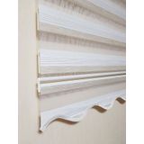 BBB MZ484 Mikro Pliseli Zebra Krem 90x260 cm Stor Perde