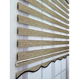 BBB MZ494-8605480550810 Bambu Kahverengi 140x260 cm Stor Zebra Perde