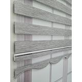 BBB MZ495 Bambu Gri Zebra 90x260 cm Stor Perde