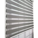 BBB MZ725 Simli Renk Geçişli Gri 110x260 Stor Zebra Perde