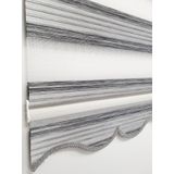 BBB MZ725 Simli Renk Geçişli Gri 120x200 Stor Zebra Perde
