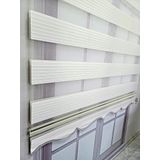 BBB Pliseli Stor Zebra Perde 3 Renk Seçeneği 110x200 Ekru