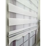 BBB Pliseli Stor Zebra Perde 3 Renk Seçeneği 230x200 Beyaz