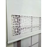 BBB Stor Perde Desenli Lazer Kesim Kalın Kumaşlı Ml105 80X200 Beyaz