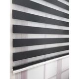 BBB Stor Zebra Perde 3 Renk Seçeneği 240x200 Siyah